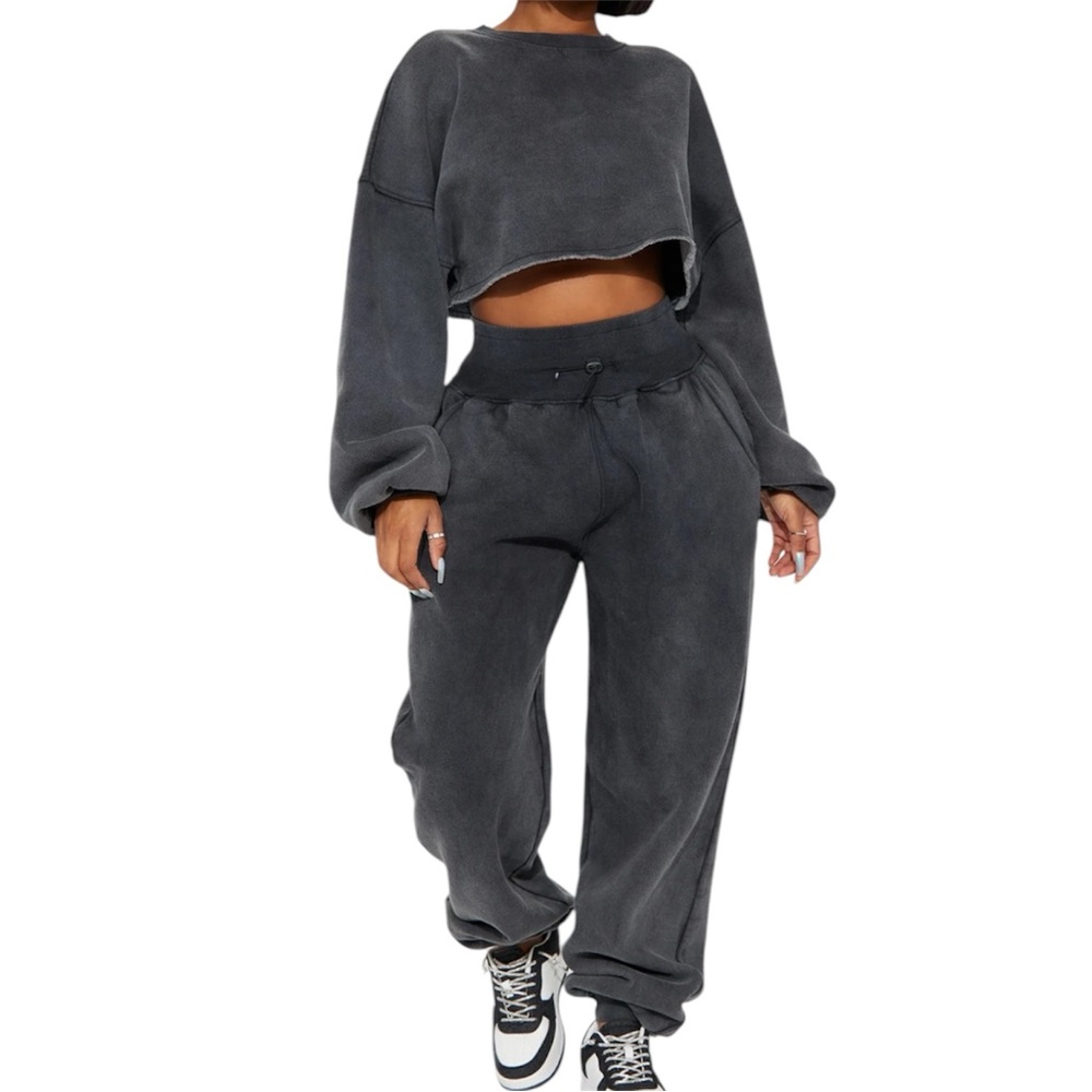 NWT Fleece Jogger Set